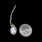 Crystal Quartz Natural Stone  925 Silver Necklace