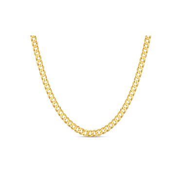 Flat Mariner 925 Silver chain necklace (Gold Plated)